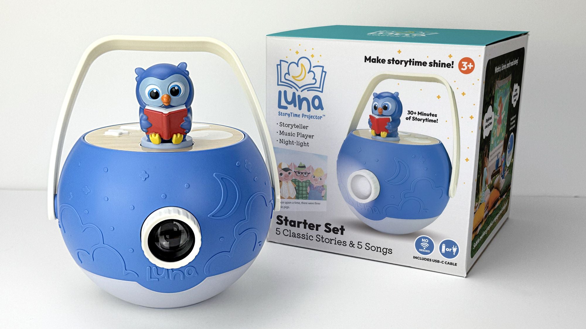 Luna Storytime Projector Classic Stories with Owl