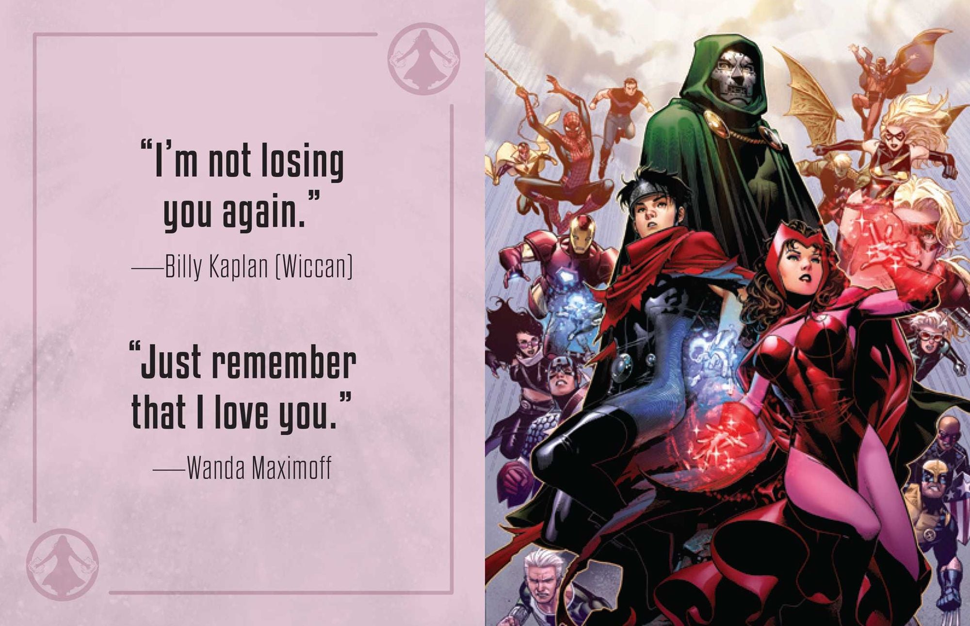 Marvel: The Tiny Book of Scarlet Witch and Vision: (Wanda Maximoff and Vision Comics, Geeky Novelty Gifts for Marvel Fans)
