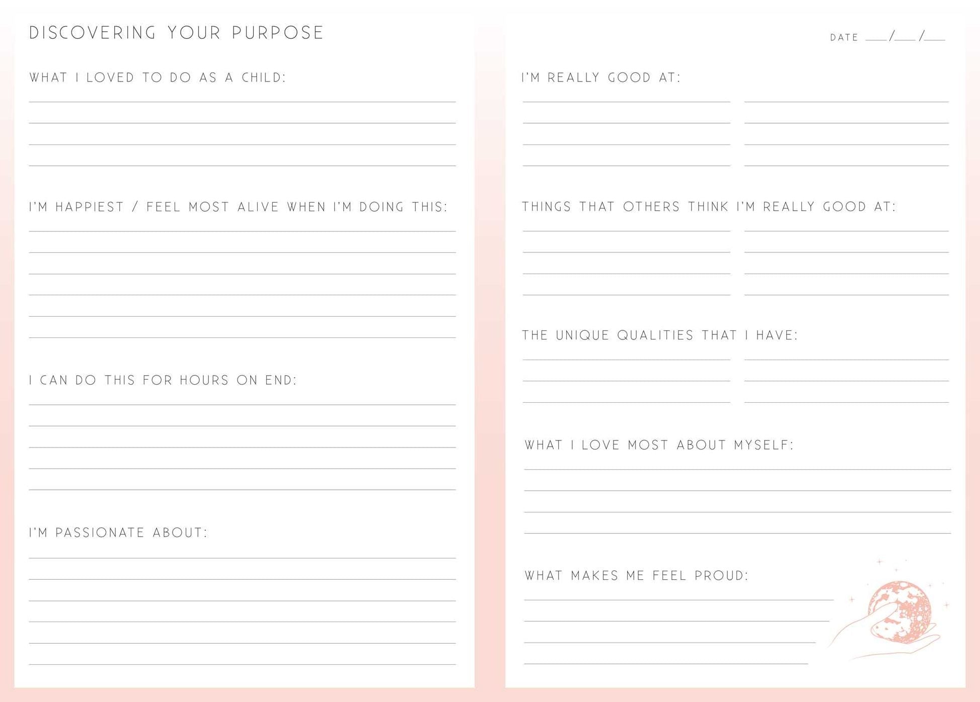 Purpose: A Day and Night Reflection Journal