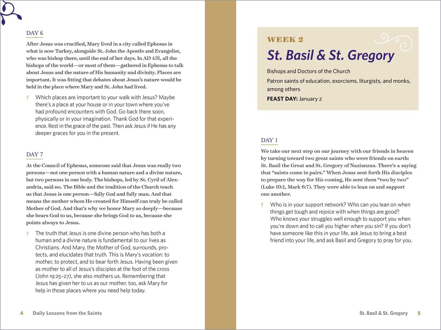 Daily Lessons from the Saints: 52 Weeks of Inspiration and Encouragement