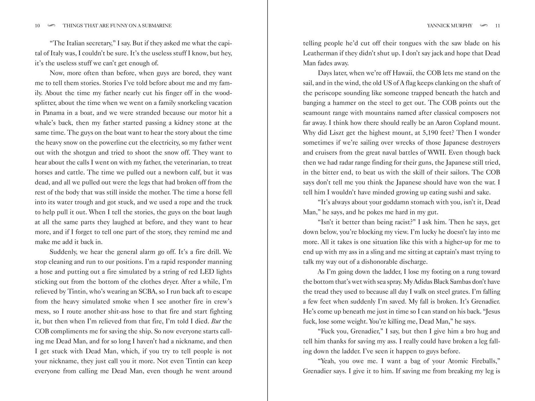 Things That Are Funny on a Submarine But Not Really: A Novel