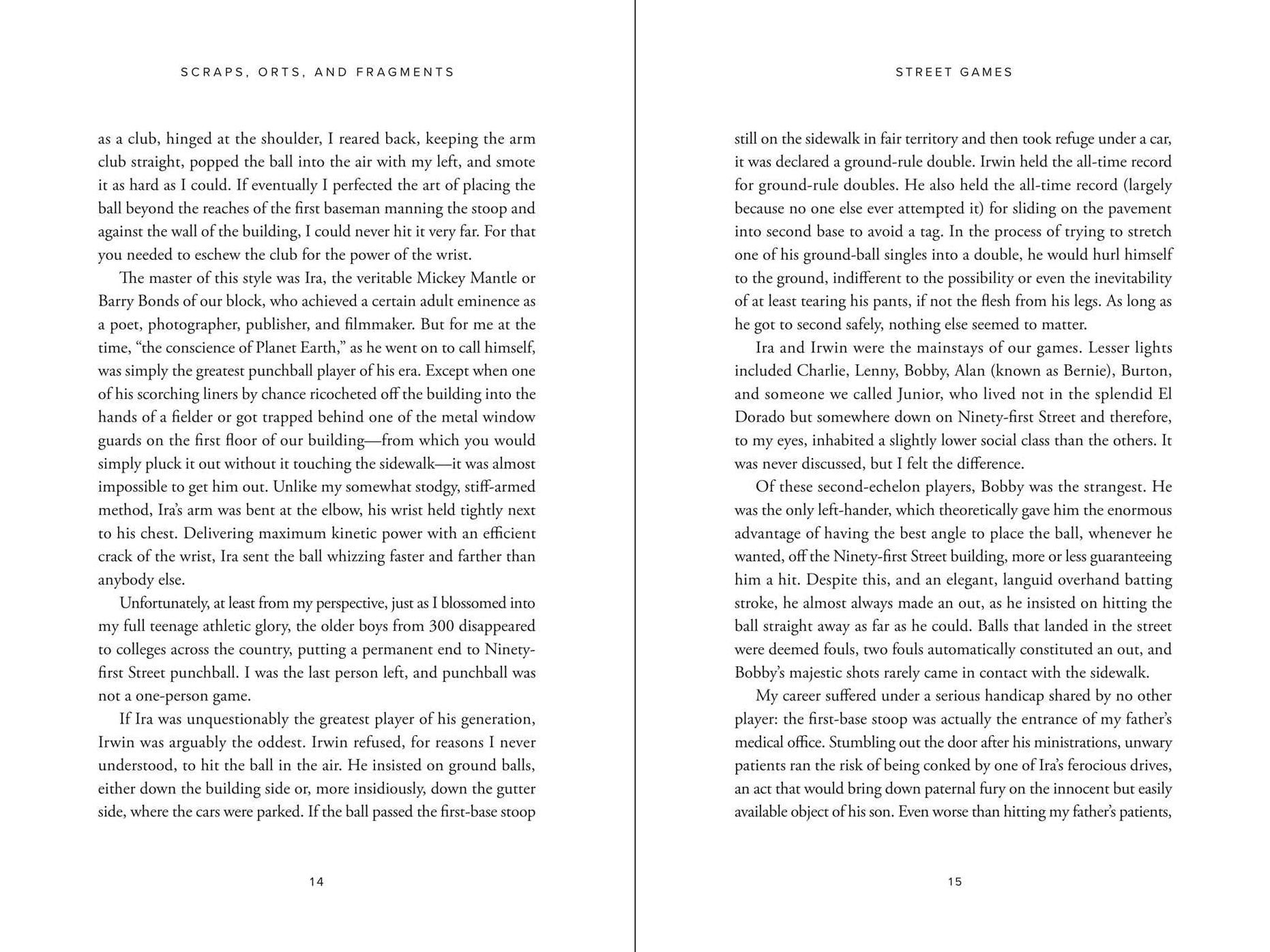 Scraps, Orts, and Fragments: Pieces of a Life