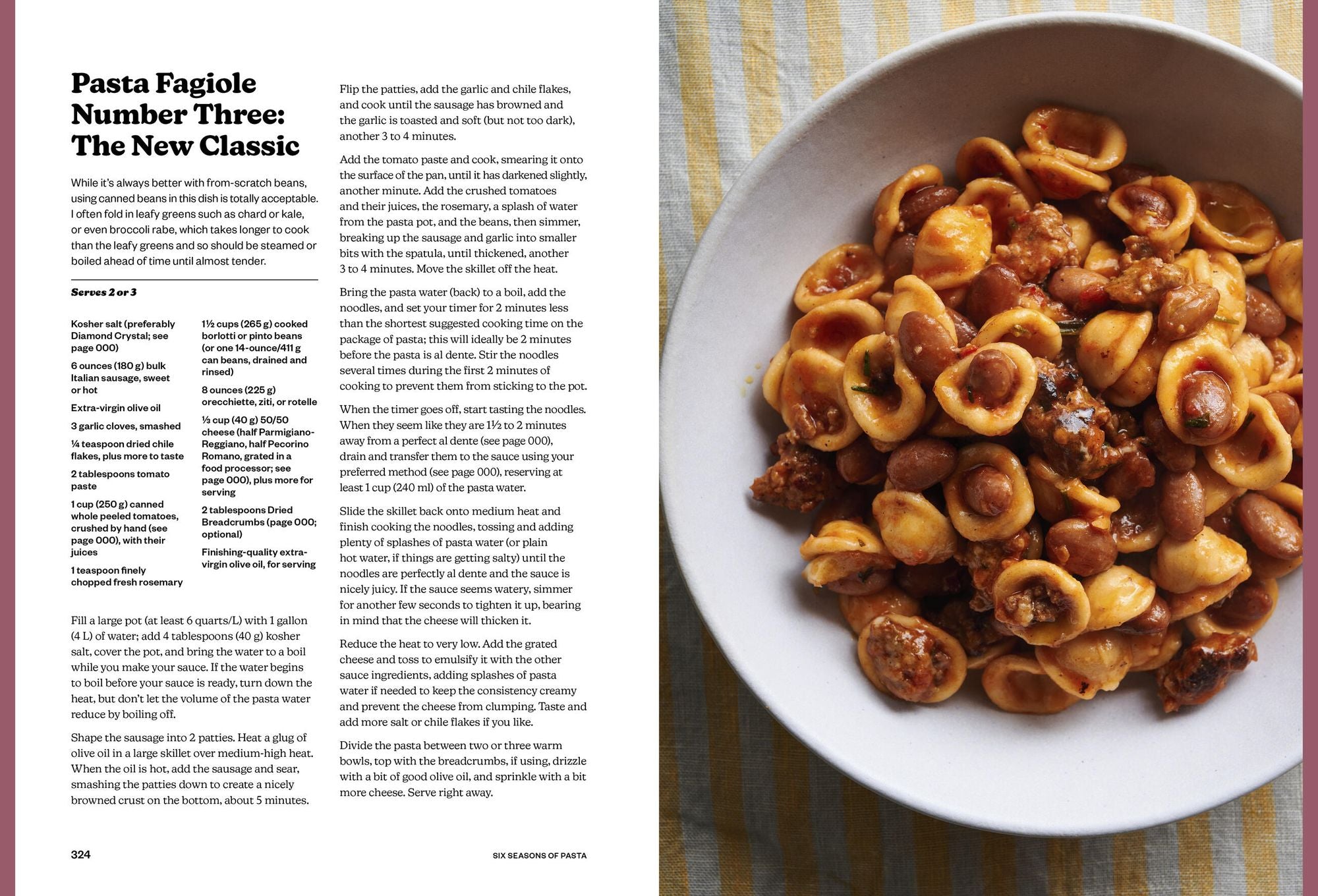 Six Seasons of Pasta: A New Way with Everyone's Favorite Food