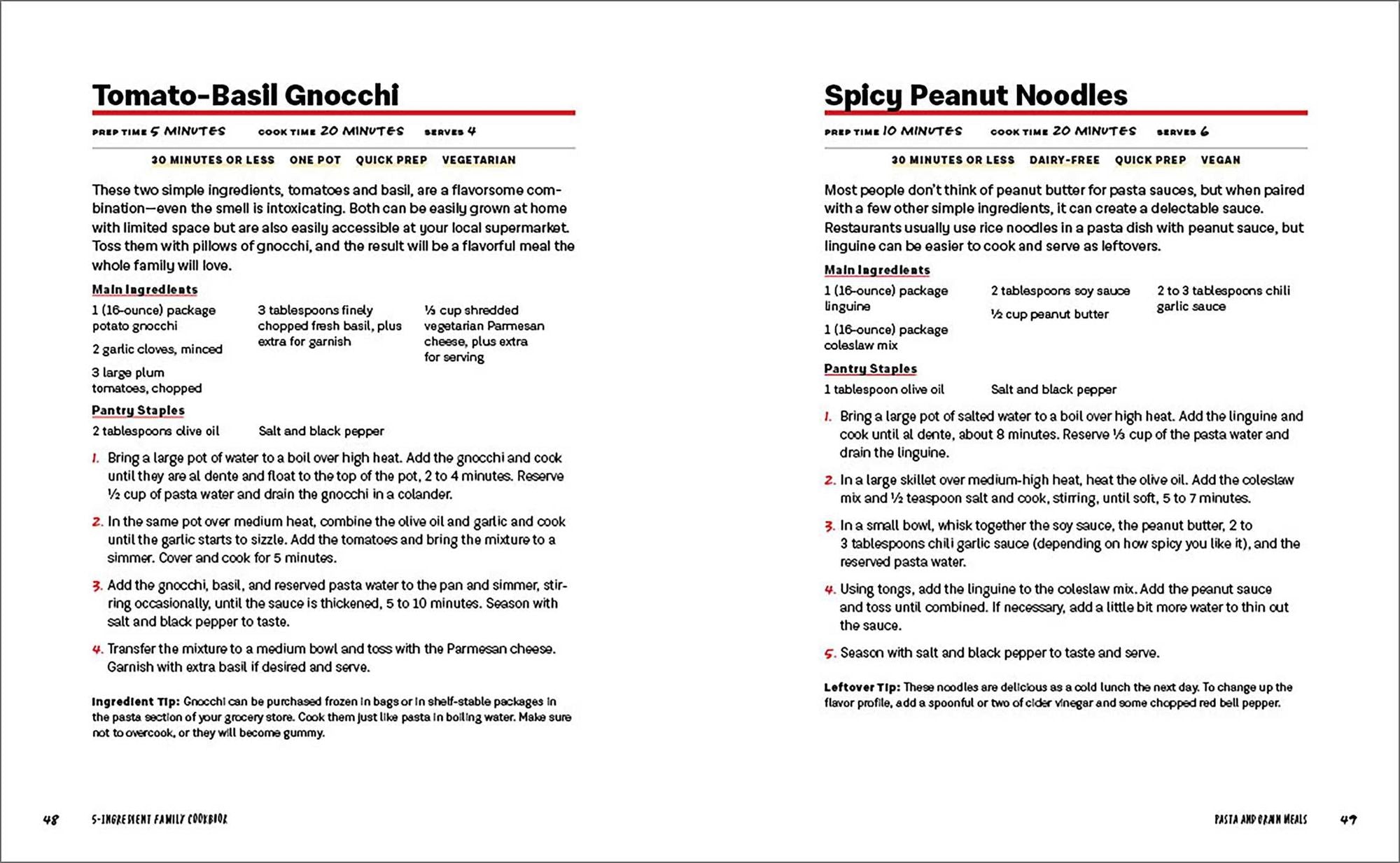 5-Ingredient Family Cookbook: 100 Easy, No-Fuss Recipes to Enjoy