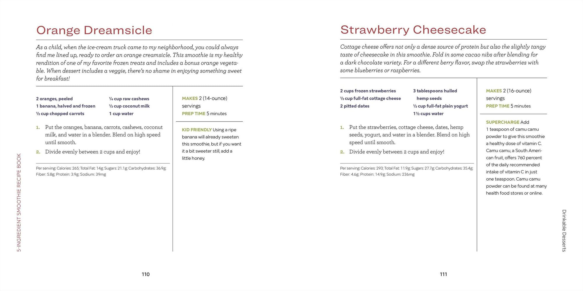 5-Ingredient Smoothie Recipe Book: 100 Nutrient-Packed Smoothies