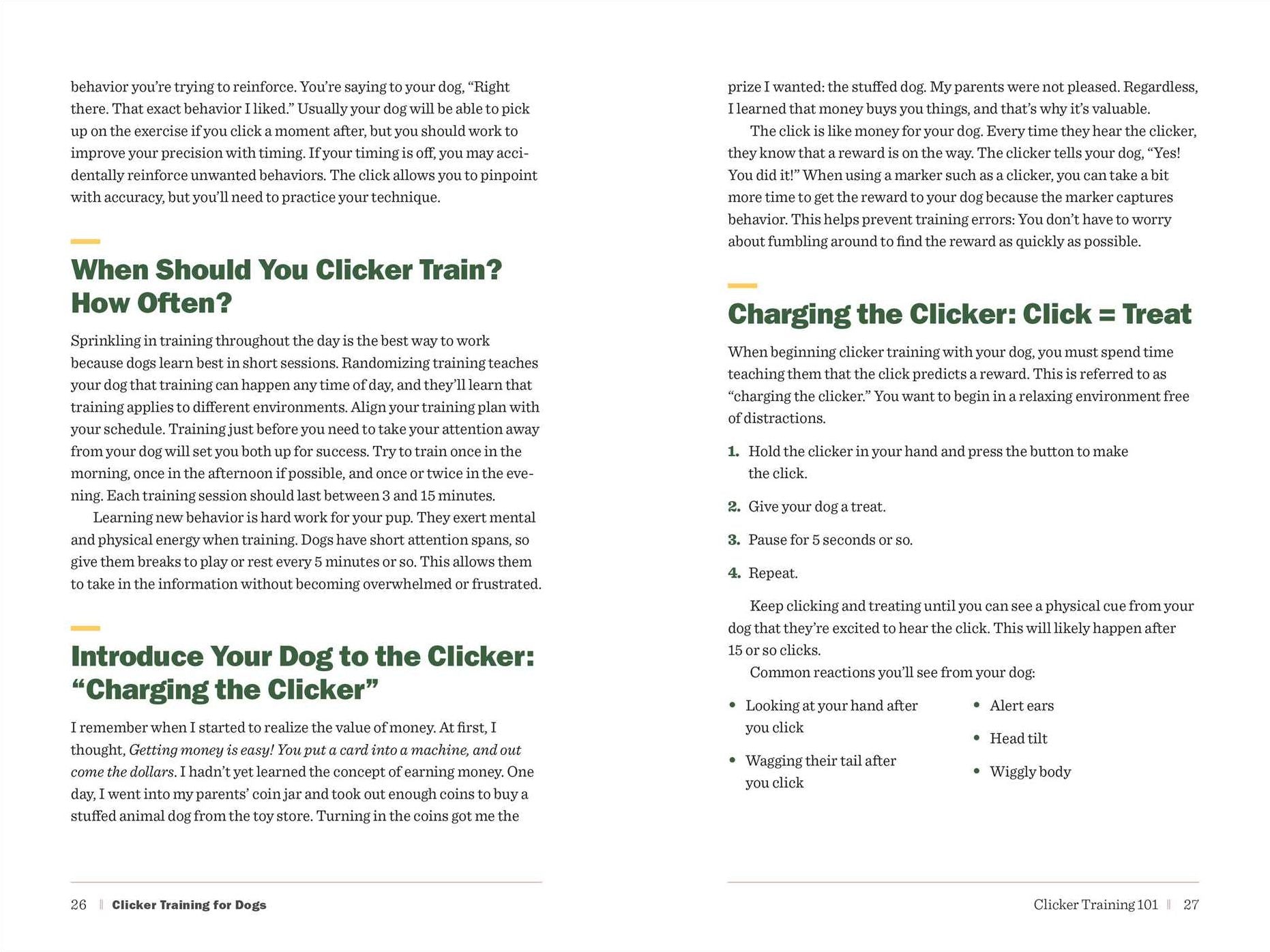 Clicker Training for Dogs: Master Basic Training, Common Cues, and Fun Tricks in 15 Minutes a Day