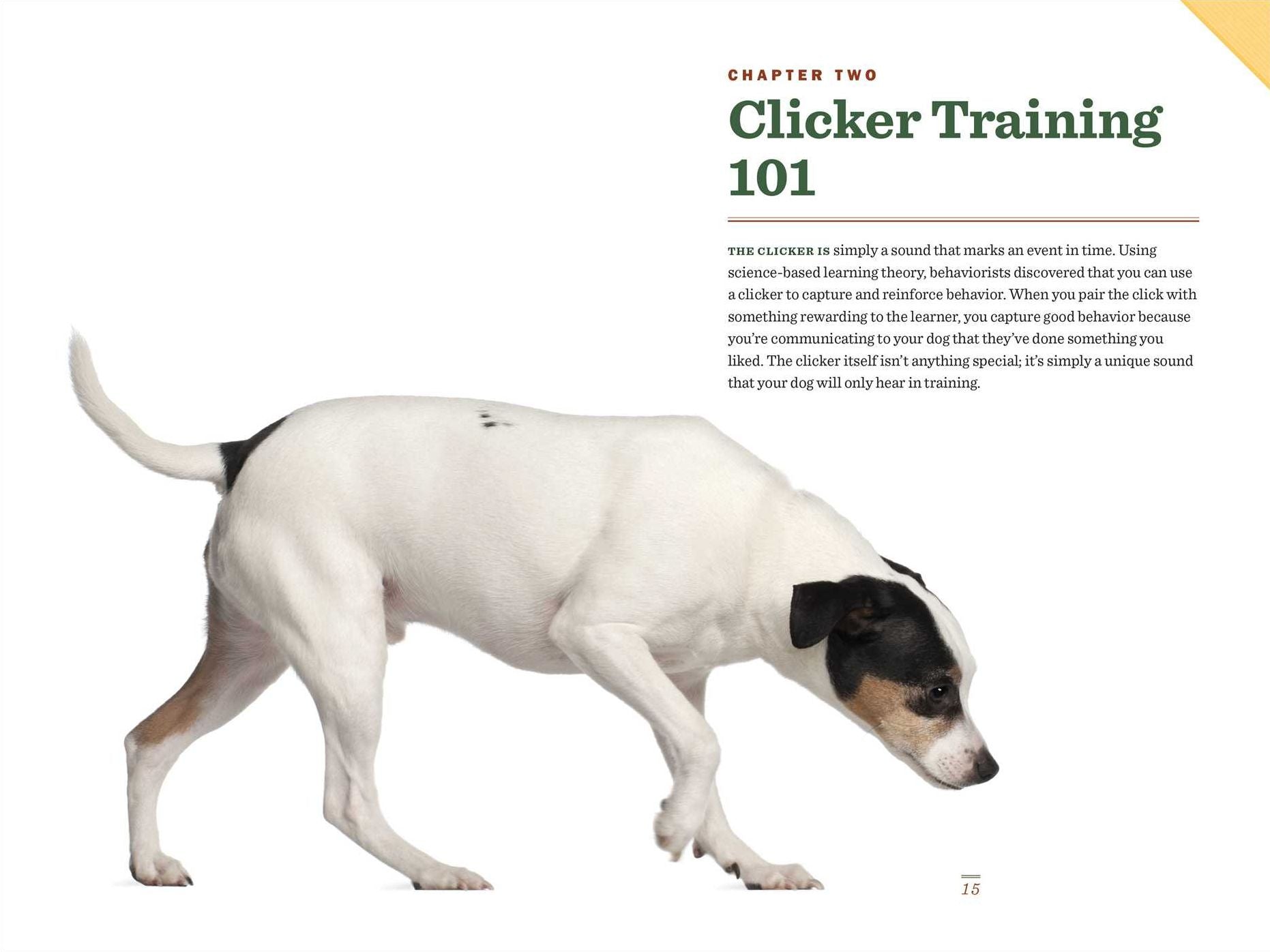 Clicker Training for Dogs: Master Basic Training, Common Cues, and Fun Tricks in 15 Minutes a Day