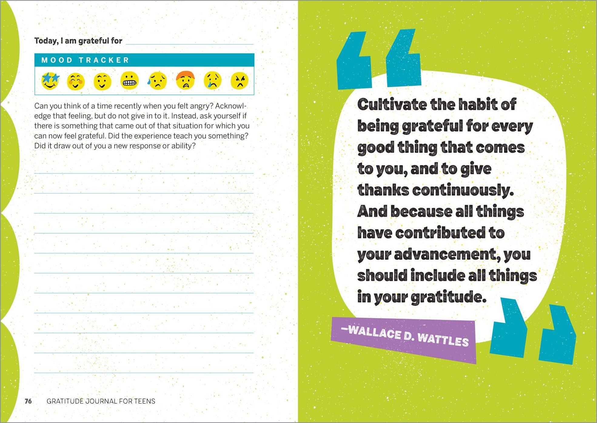 Gratitude Journal for Teens: Prompts to Cultivate a Habit of Awareness and Improve Well-being