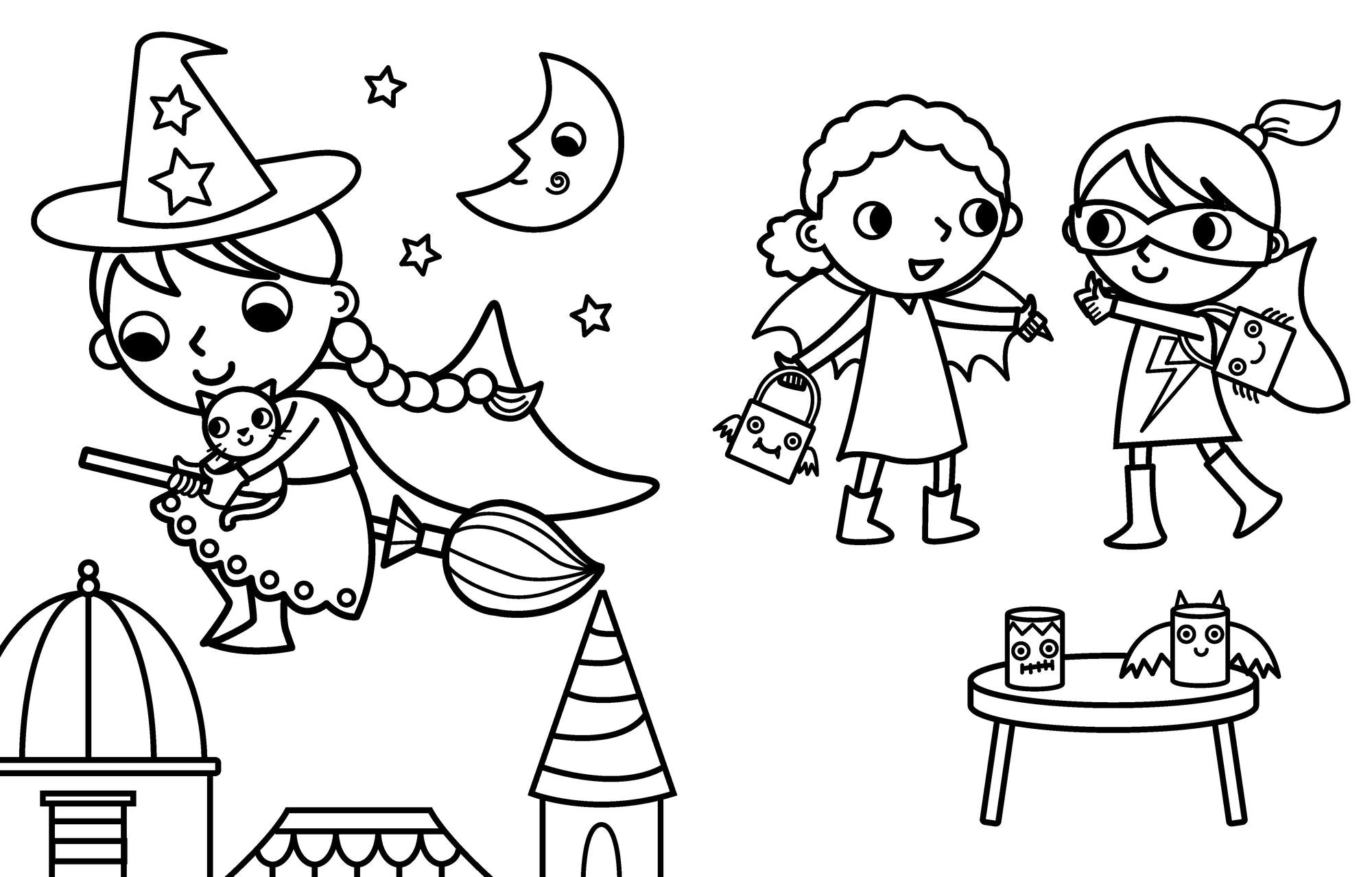 My Busy Halloween Coloring Book
