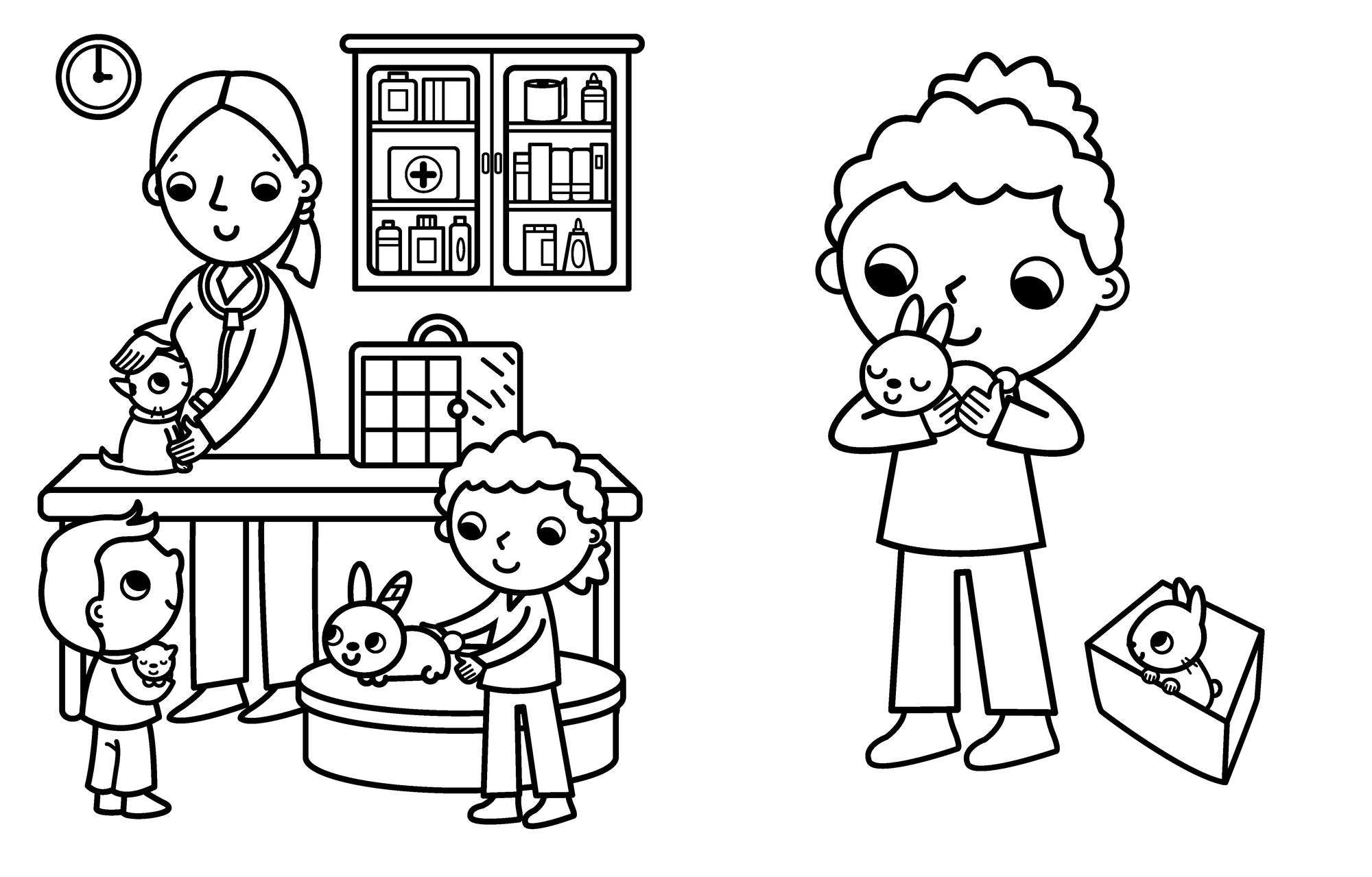 My Busy Baby Animals Coloring Book