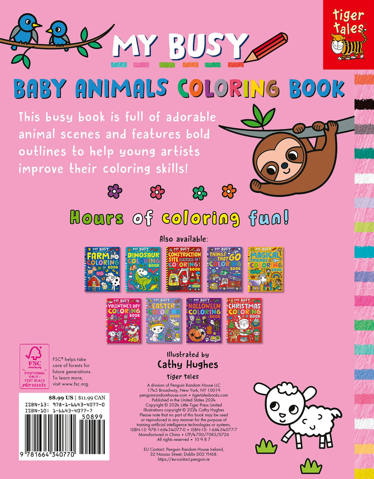 My Busy Baby Animals Coloring Book