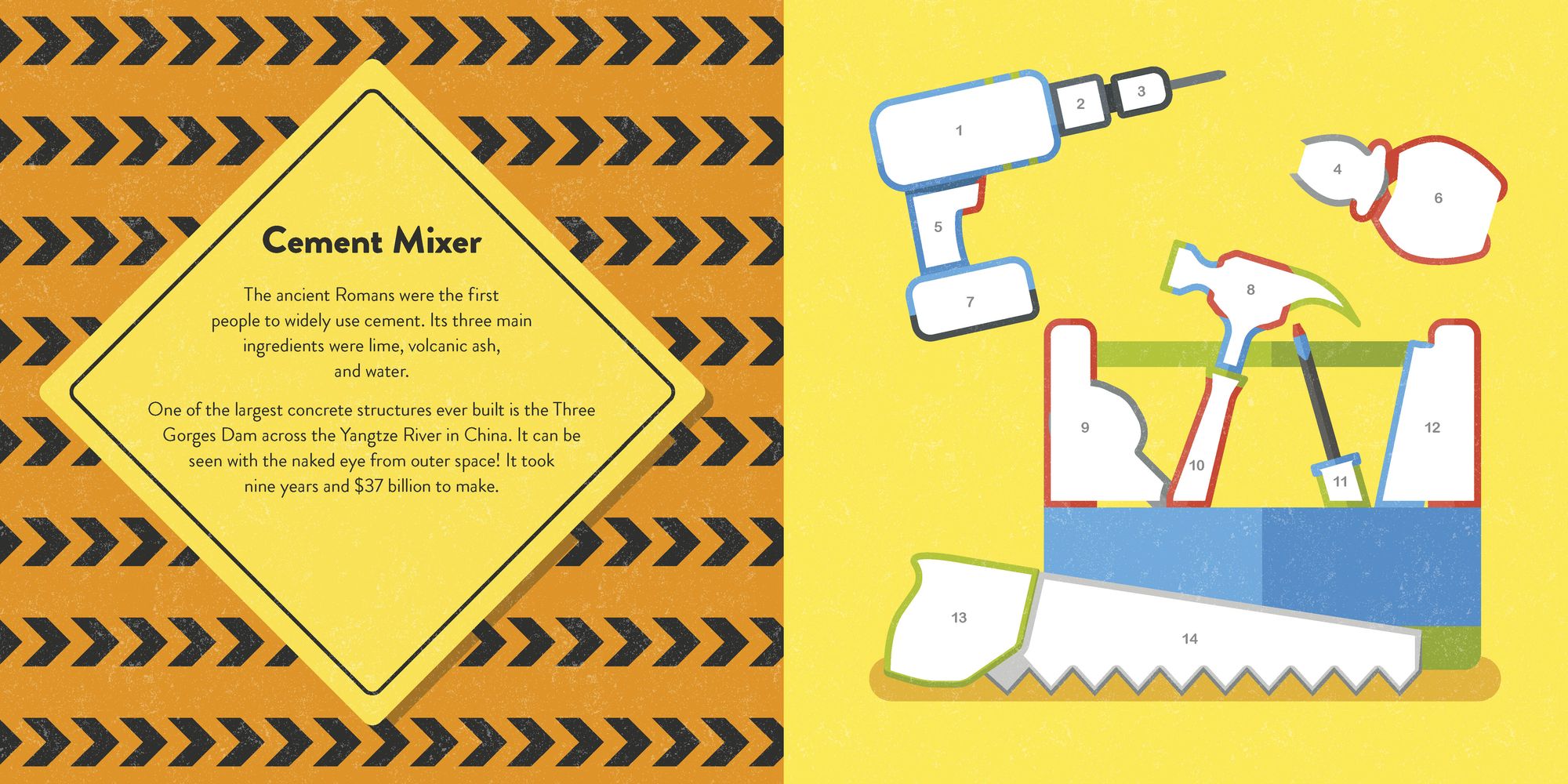 Color with Stickers: Construction: 10 Pictures To Make Includes Fun Facts!