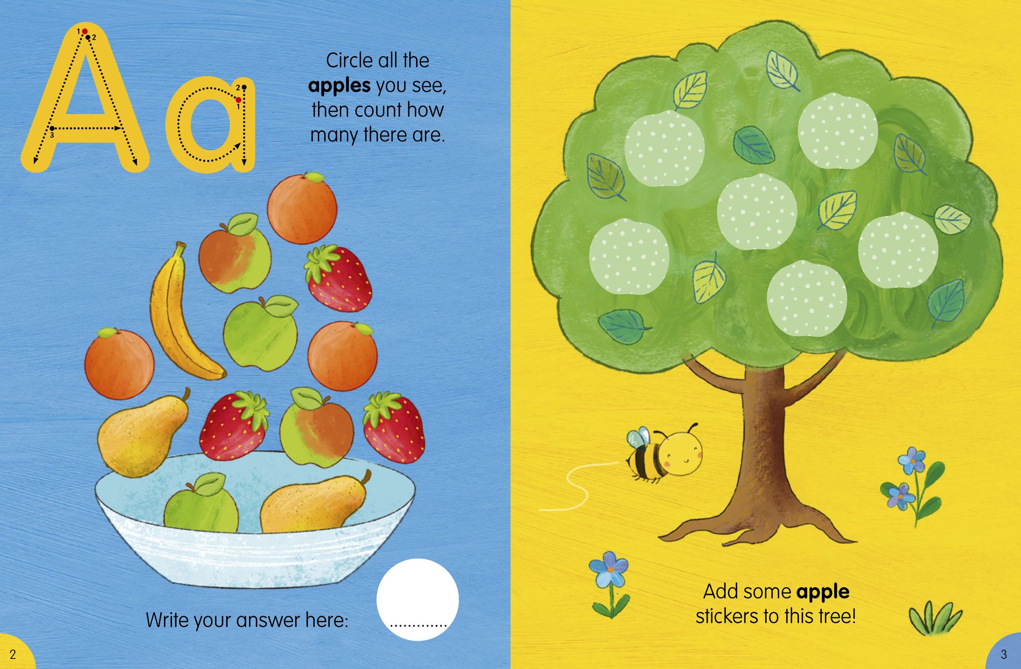 A is for Apple Sticker Activity Book: More than 100 Stickers!