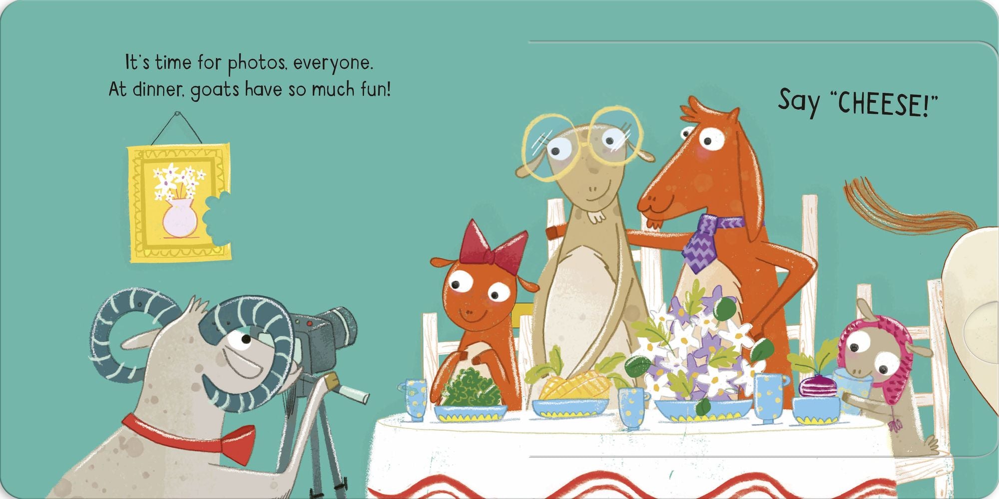 Say Cheese!: A Lift-the-Flap Book of Farm Photos