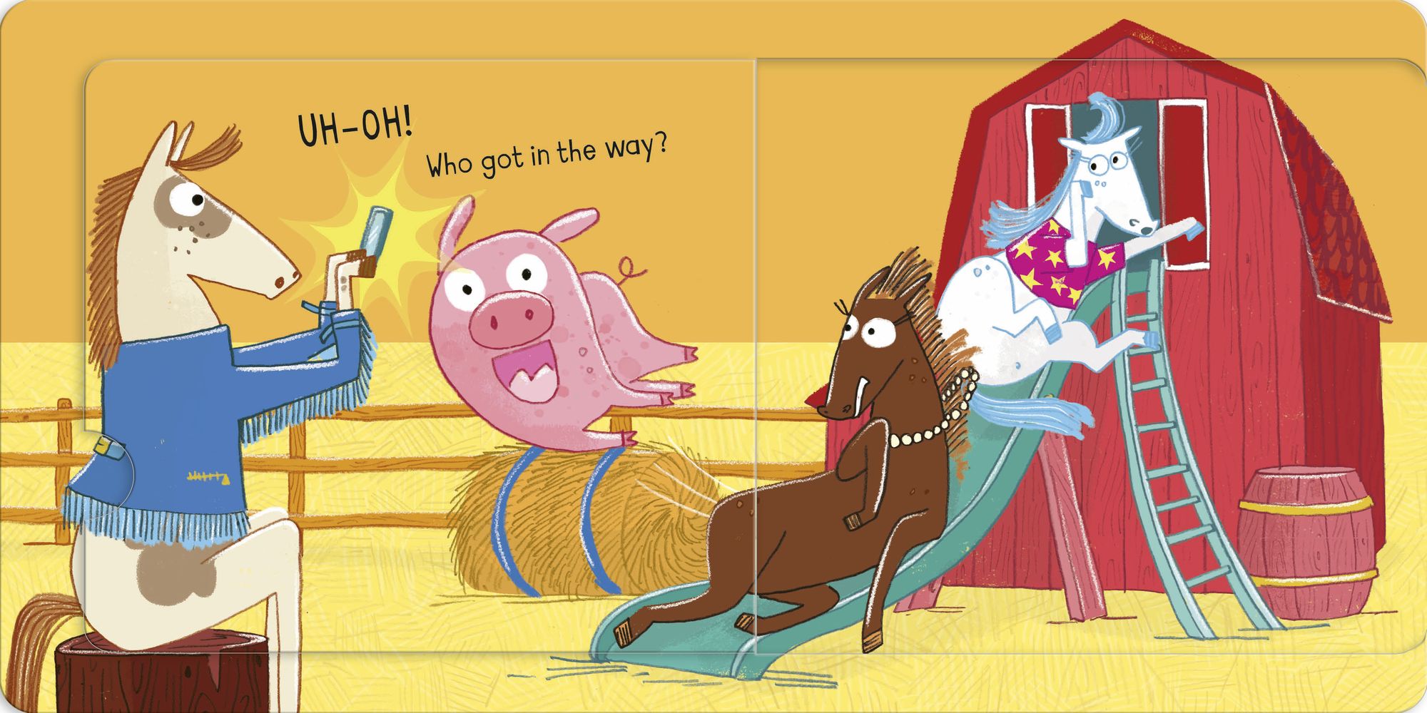 Say Cheese!: A Lift-the-Flap Book of Farm Photos