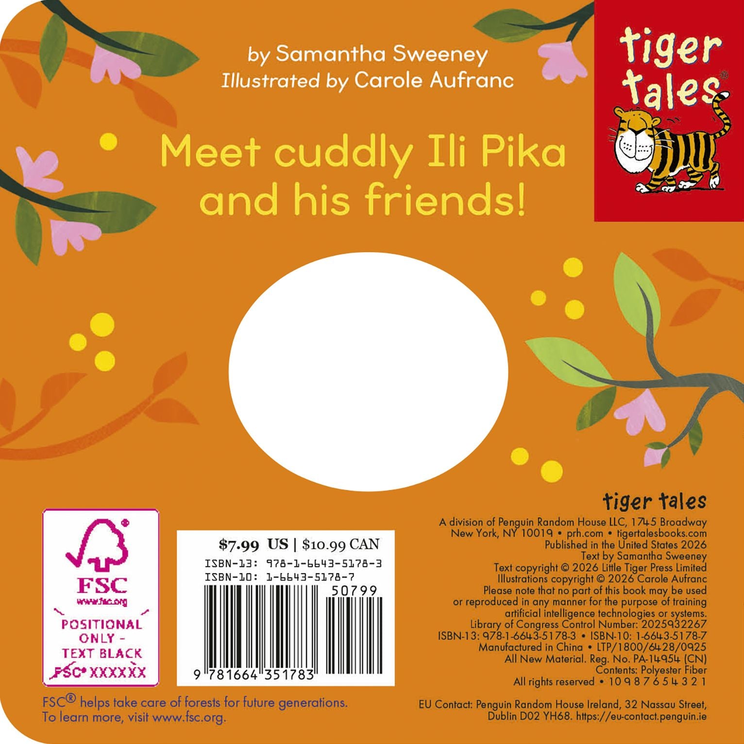My Cuddly Ili Pika: A finger puppet book