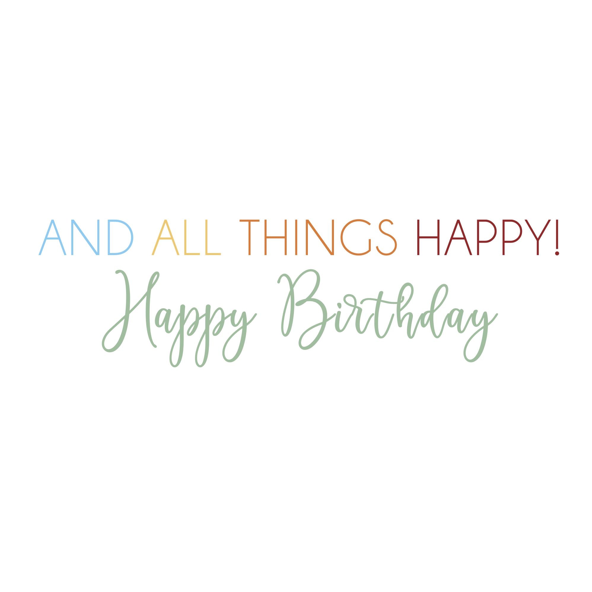 Birthday Greeting Card All the Sprinkles