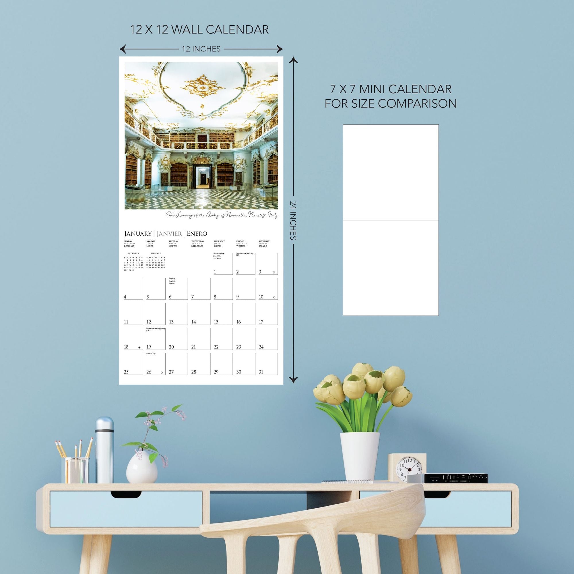 2026 Libraries Wall Calendar