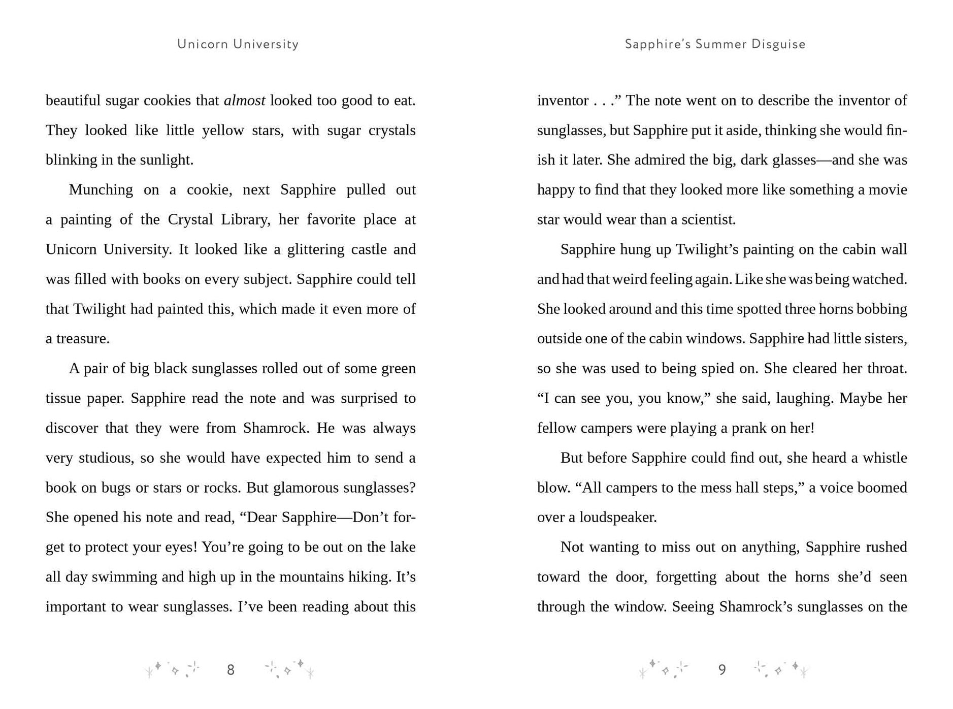 Sapphire's Summer Disguise (Unicorn University #6)
