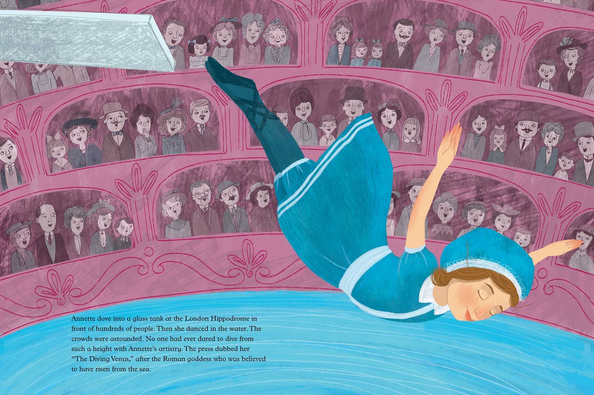 Annette Feels Free: The True Story of Annette Kellerman, World-Class Swimmer, Fashion Pioneer, and Real-Life Mermaid