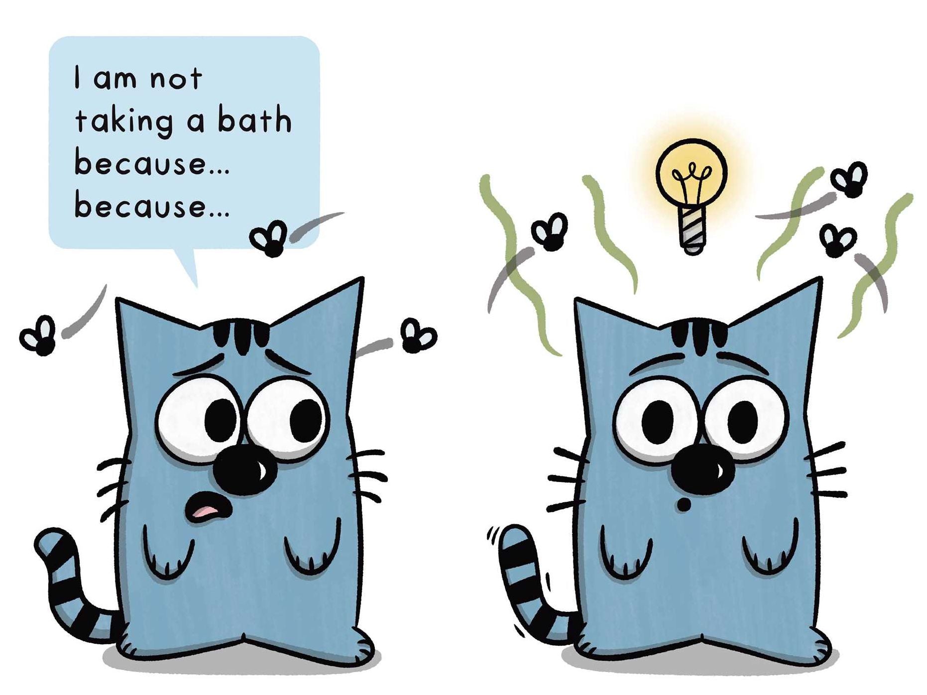Nat the Cat Takes a Bath: Ready-to-Read Pre-Level 1
