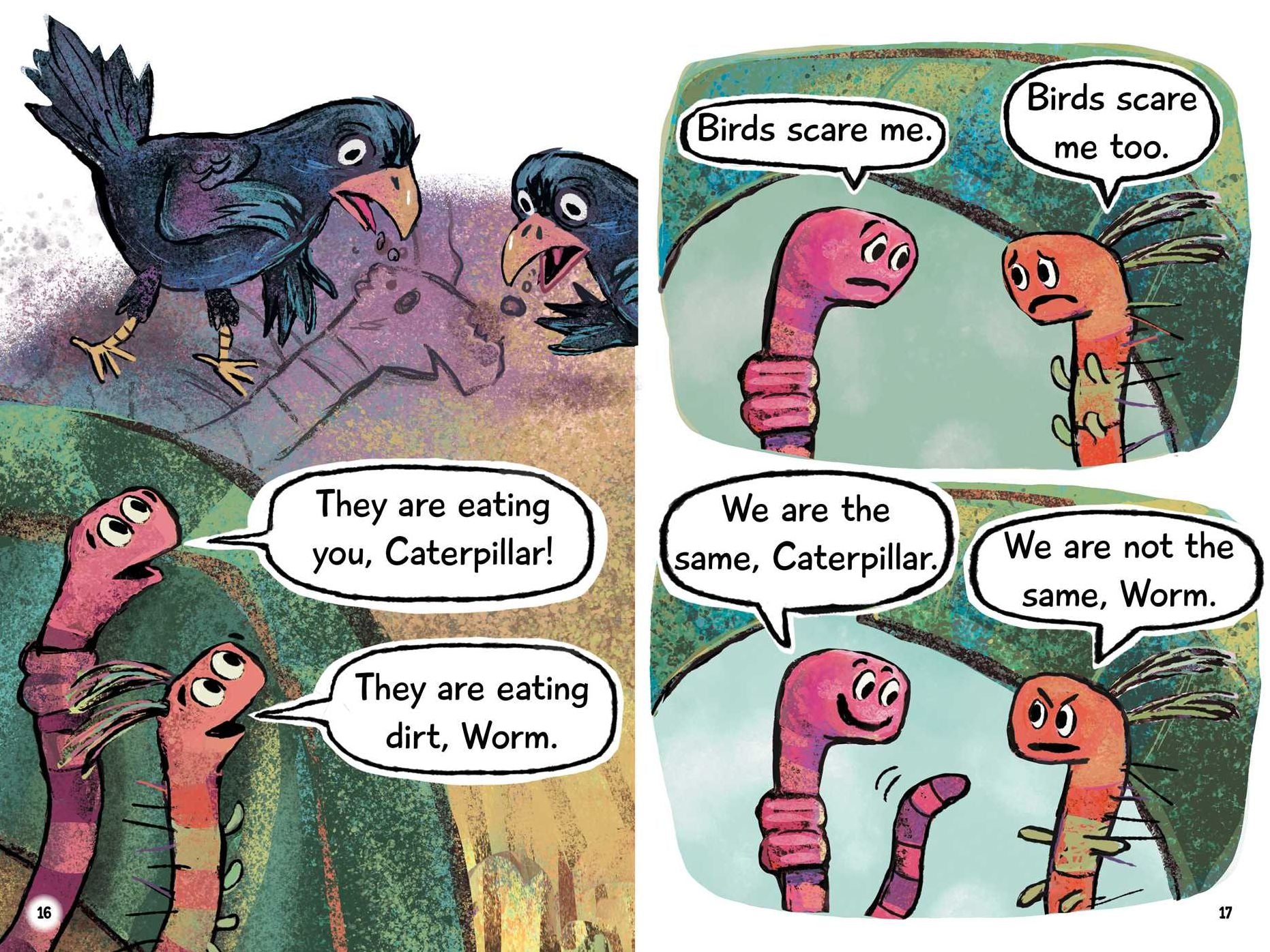 Worm and Caterpillar Are Friends: Ready-to-Read Graphics Level 1