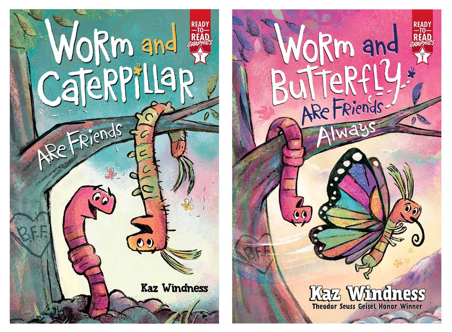 Worm and Caterpillar Are Friends: Ready-to-Read Graphics Level 1