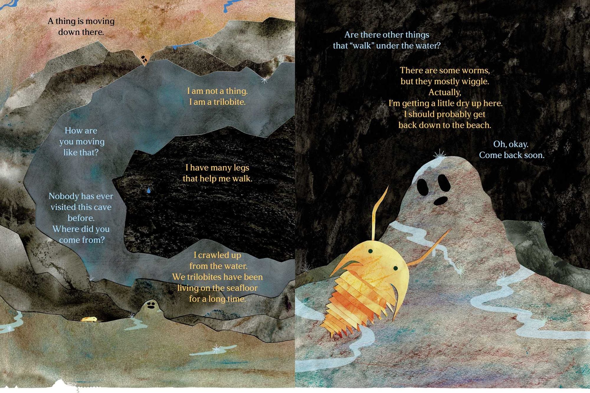 Stalactite & Stalagmite: A Big Tale from a Little Cave (Caldecott Honor Book)
