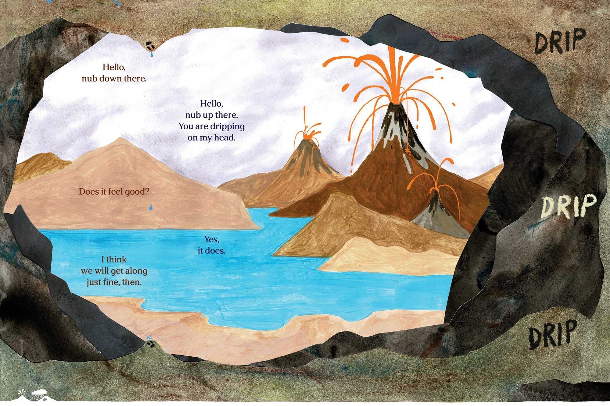 Stalactite & Stalagmite: A Big Tale from a Little Cave (Caldecott Honor Book)