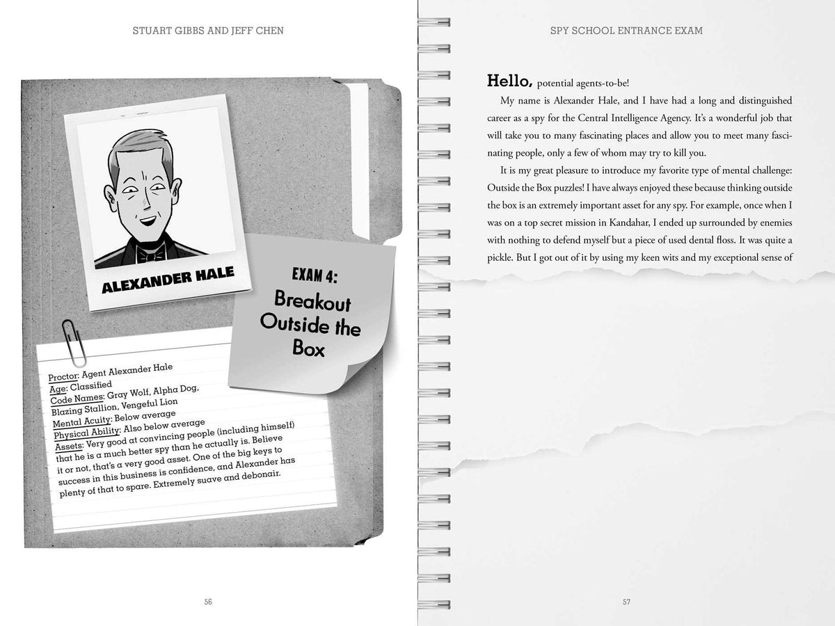 Spy School Entrance Exam: A Spy School Book of Devious Word Searches, Clever Crosswords, Sly Sudoku, and Other Top Secret Puzzles!