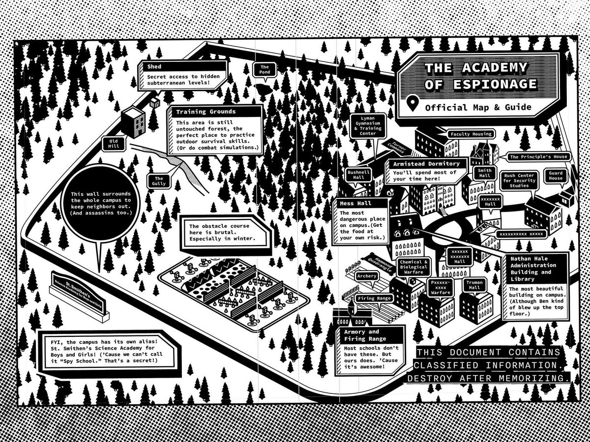 Spy School Entrance Exam: A Spy School Book of Devious Word Searches, Clever Crosswords, Sly Sudoku, and Other Top Secret Puzzles!
