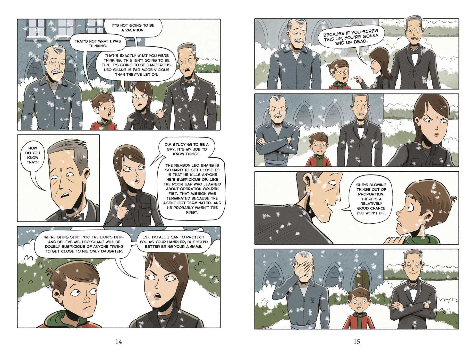 Spy Ski School the Graphic Novel