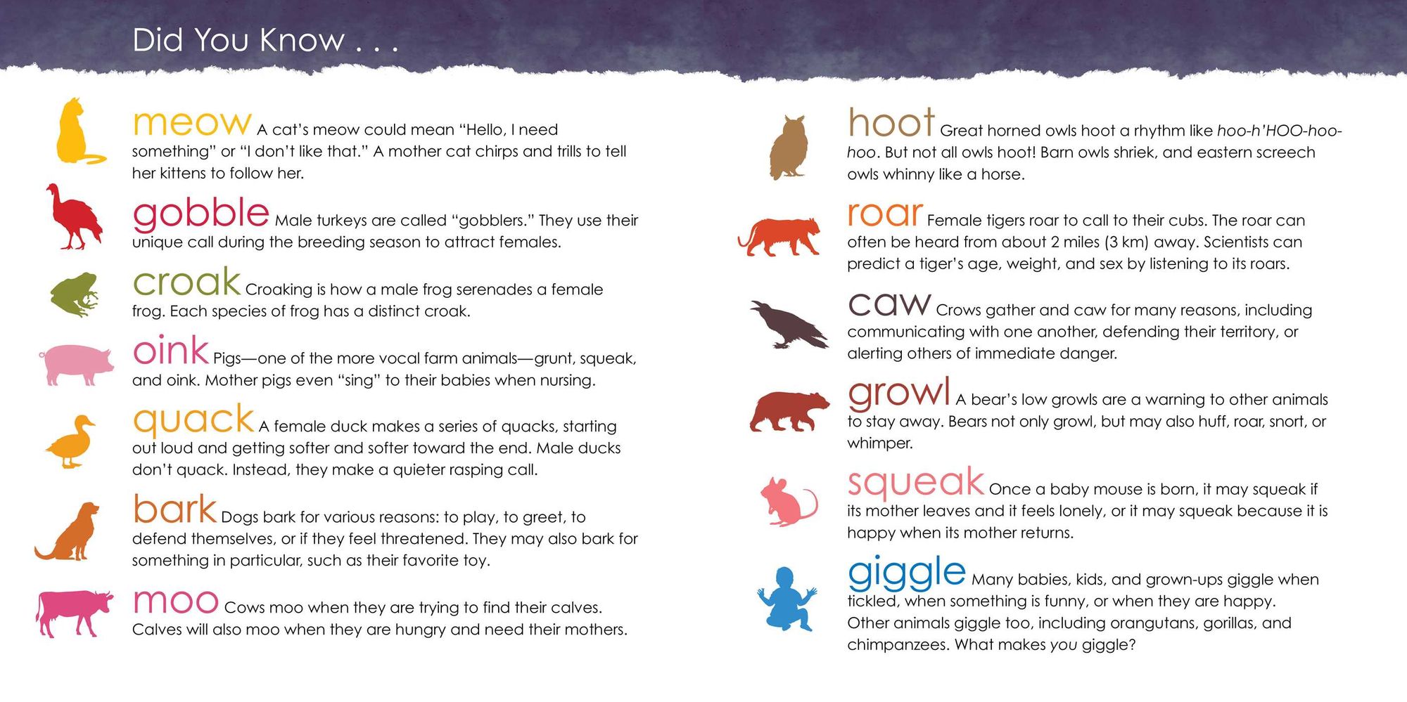 Who Meows?: A Book of Animal Sounds