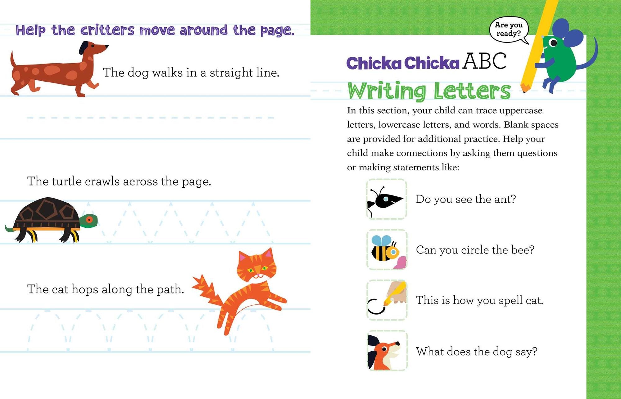 Chicka Chicka Boom Boom Learn to Write Workbook for Preschoolers: Writing Practice for Pen Control, Line Tracing, and Learning Letters and Numbers for Ages 3-5