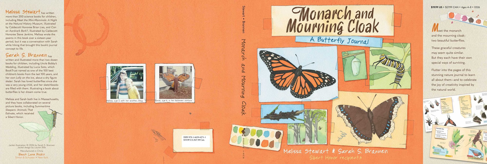 Monarch and Mourning Cloak: A Butterfly Journal