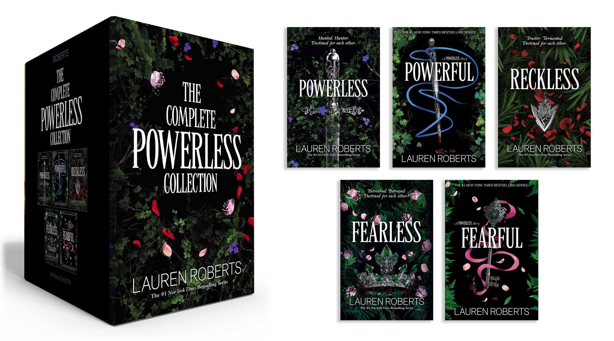 The Complete Powerless Collection (Boxed Set): Powerless, Powerful, Reckless, Fearless, Fearful