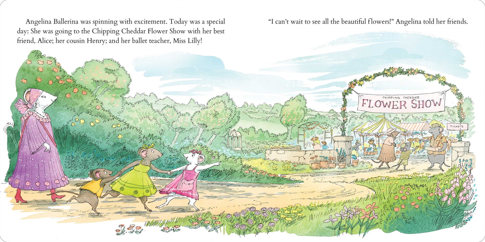 Angelina Ballerina and the Flower Show