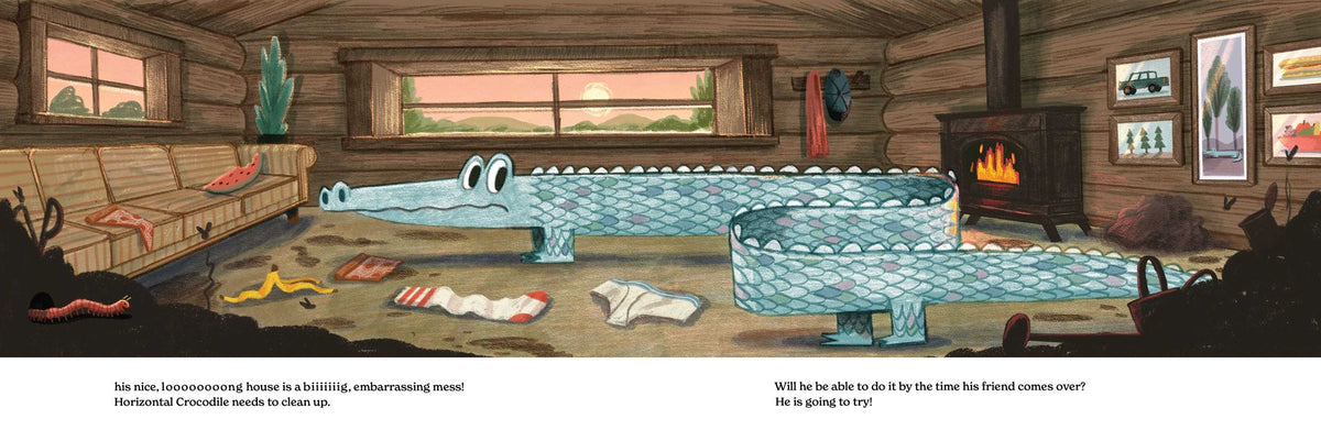 Horizontal Crocodile