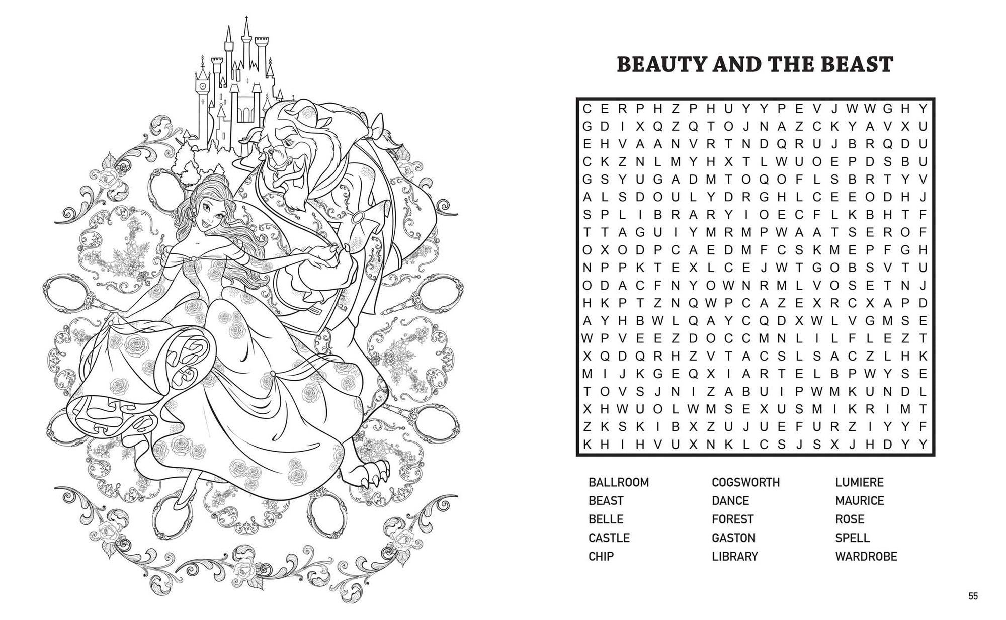 Disney Word Search, Quips, Quotes and Coloring Book