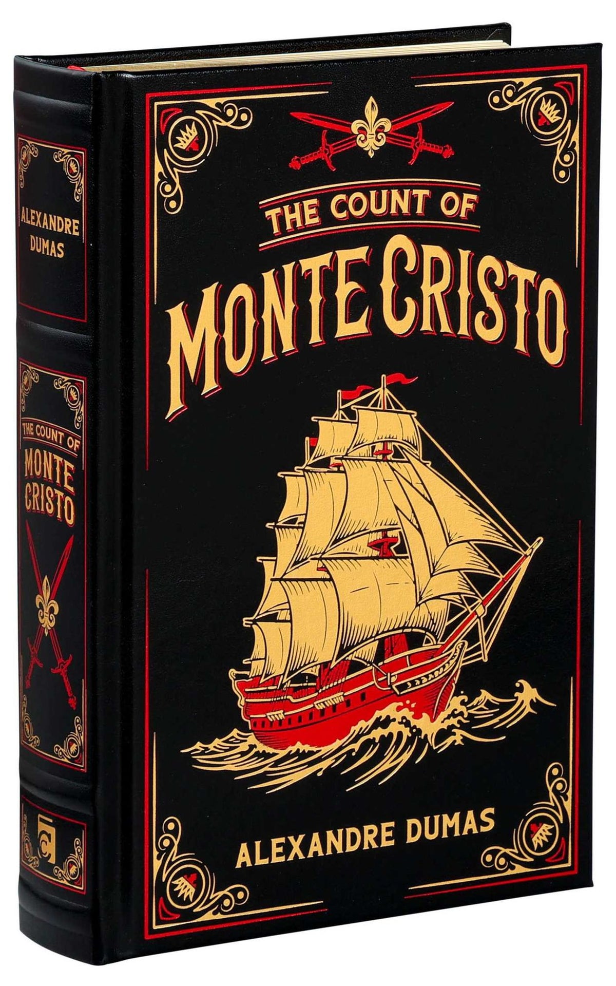 The Count of Monte Cristo (Deluxe Leatherbound Edition) - Historical Fiction, Revenge Classic by Alexandre Dumas (Leather-Bound Classics)