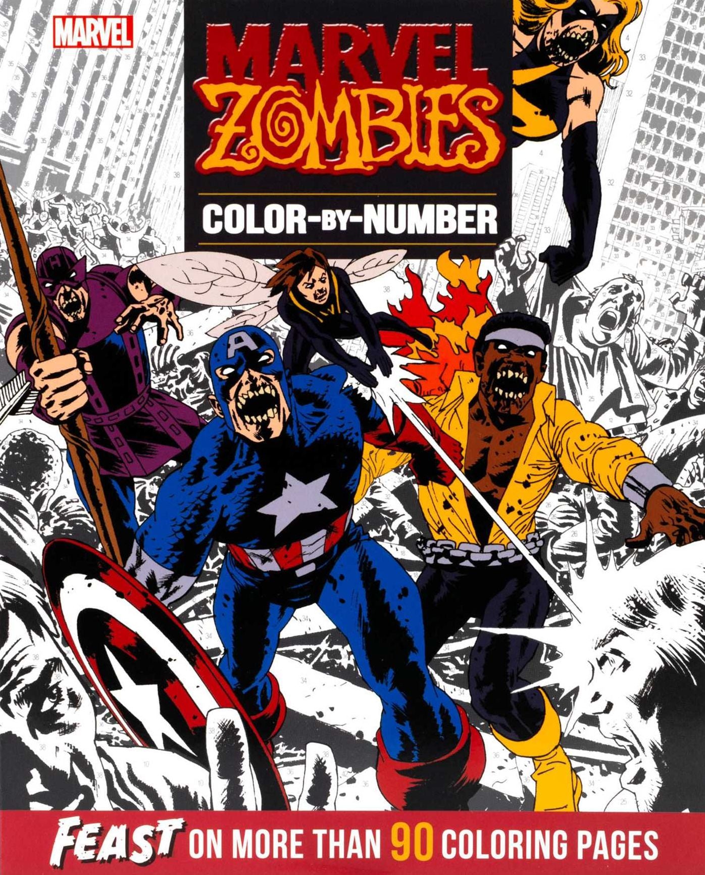 Marvel Zombies Color-by-Number