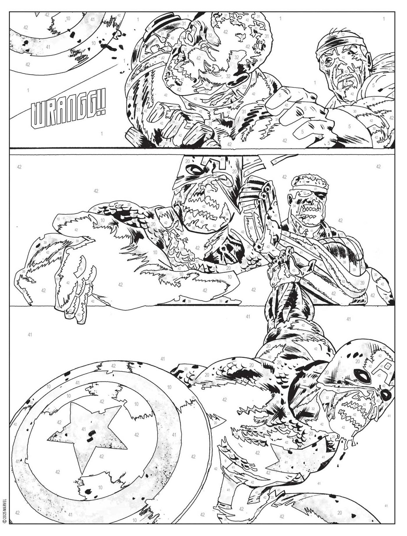 Marvel Zombies Color-by-Number