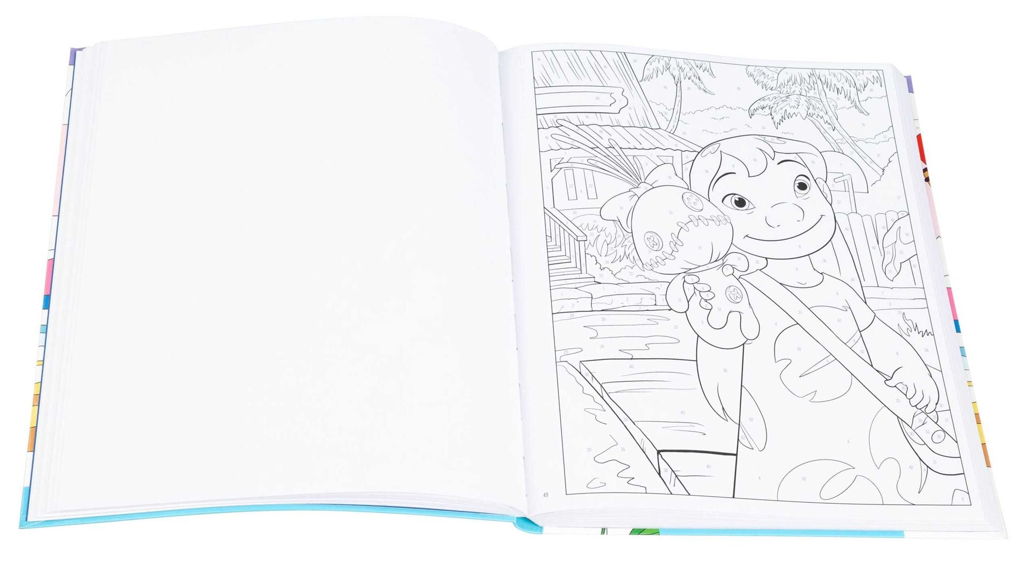 Disney Stitch Color-By-Number