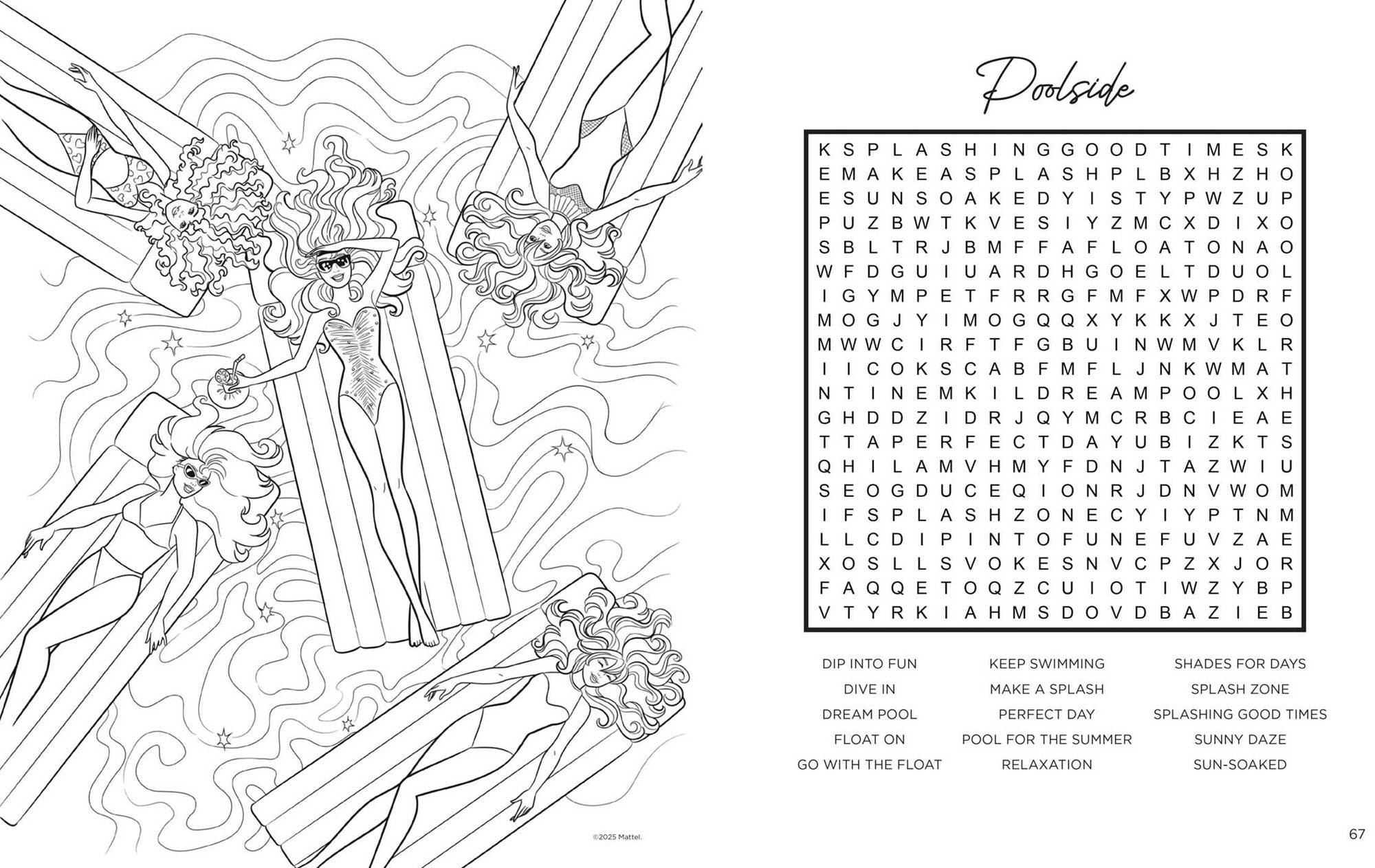 Barbie Word Search, Quips, Quotes, and Coloring Book
