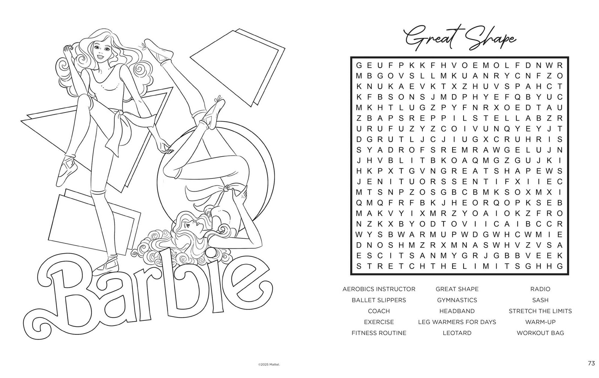Barbie Word Search, Quips, Quotes, and Coloring Book