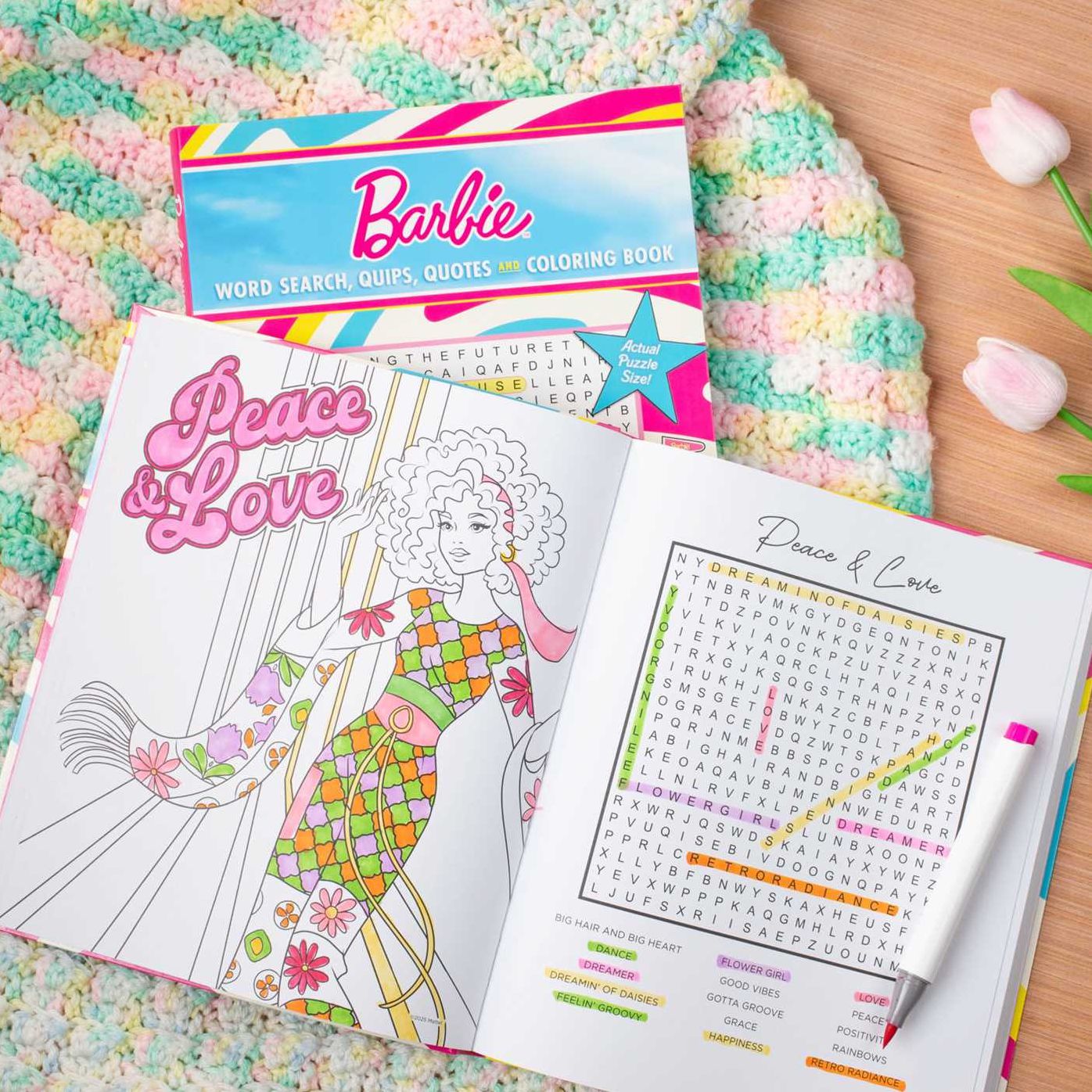 Barbie Word Search, Quips, Quotes, and Coloring Book