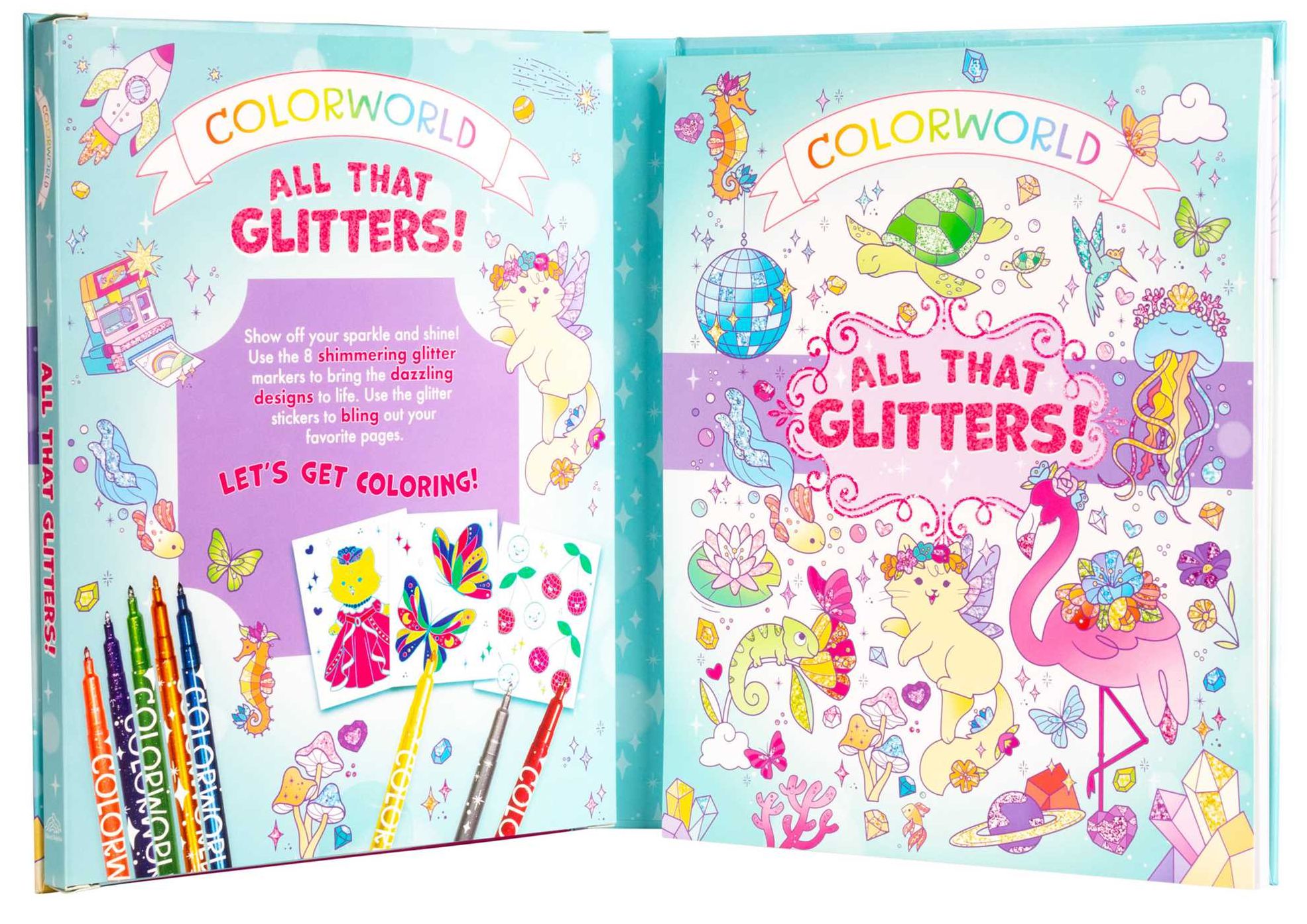 ColorWorld: All That Glitters!: Plus 35+ Glitter Stickers and Over 30 Pages to Color!