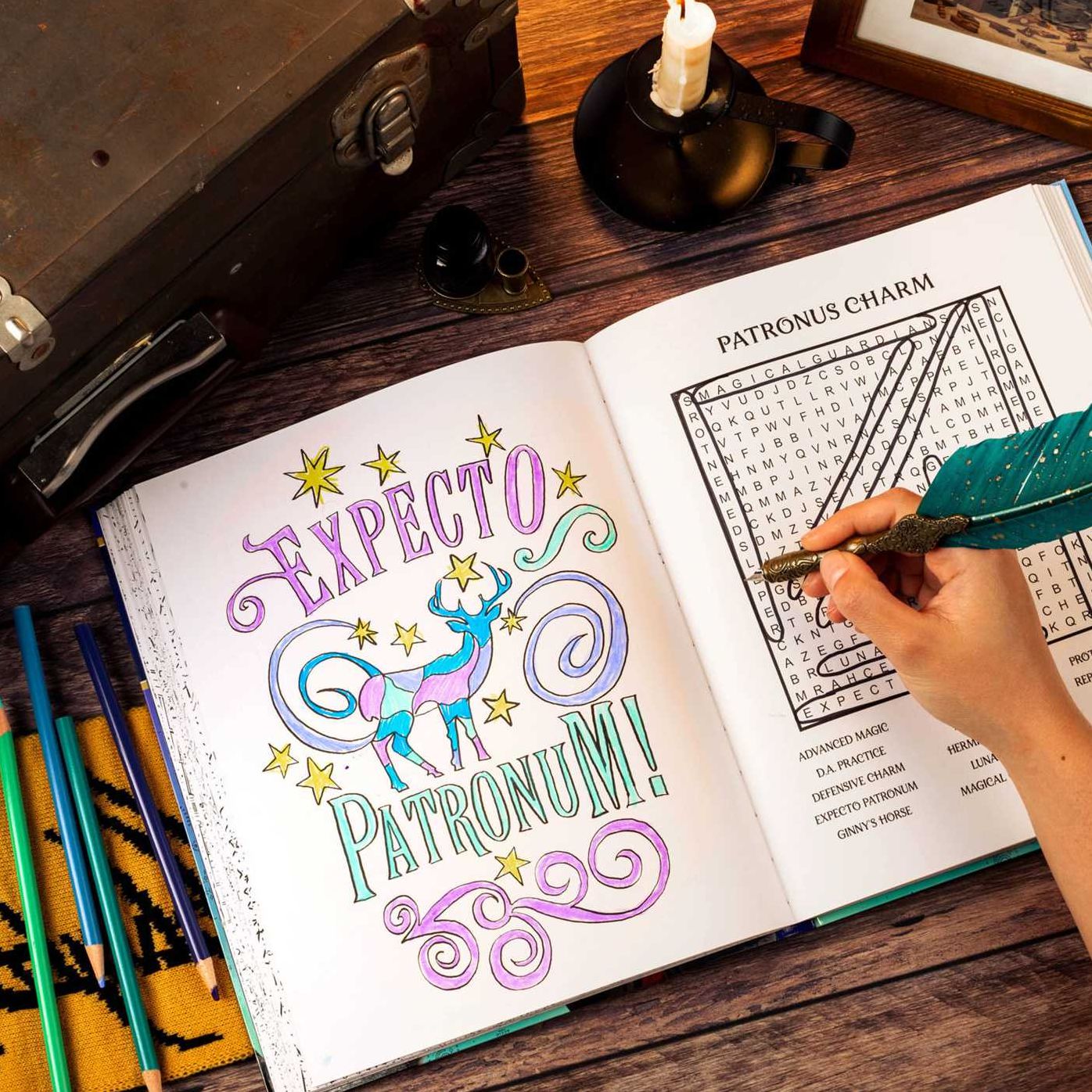 Harry Potter Word Search, Quips, Quotes, and Coloring Book