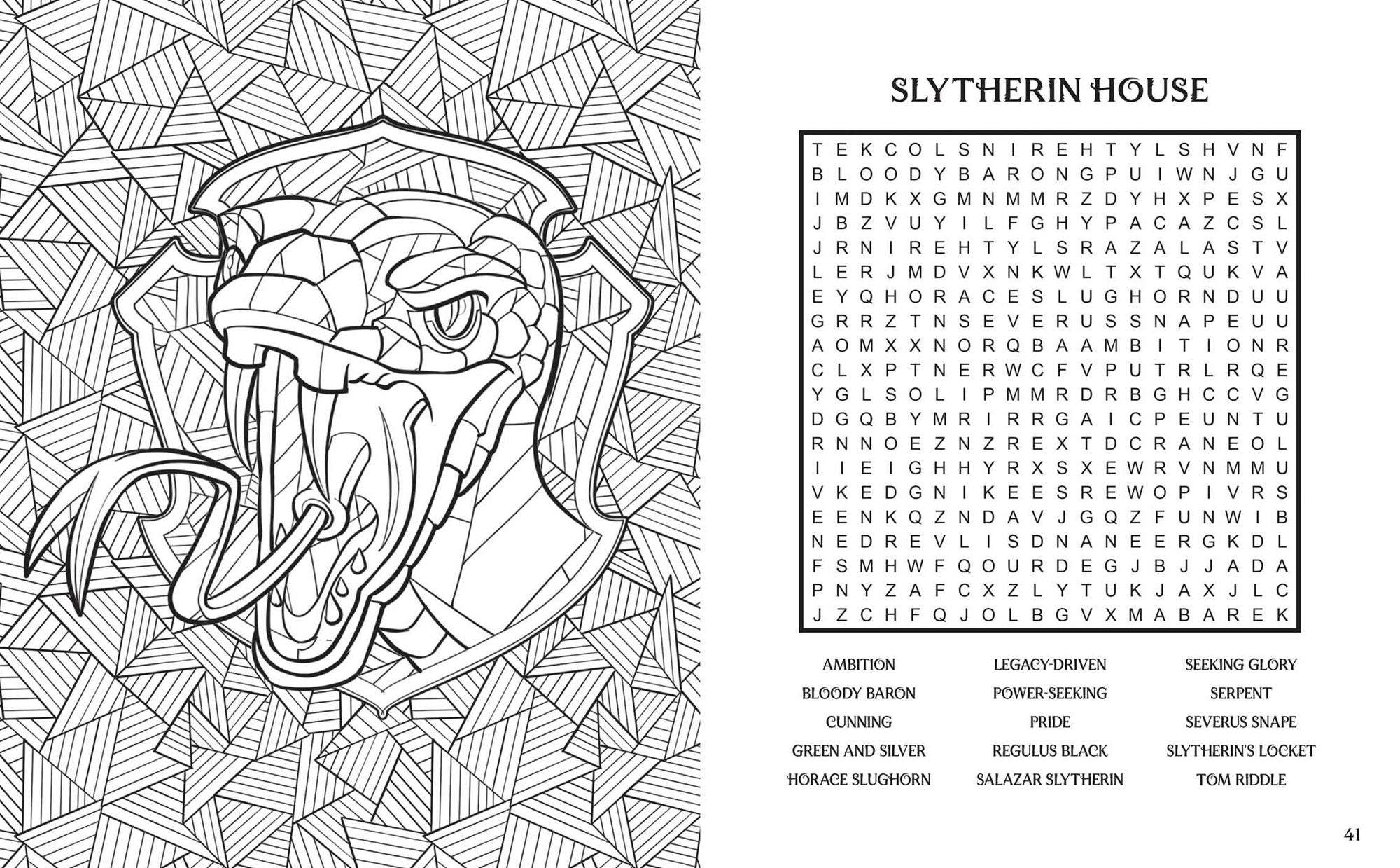 Harry Potter Word Search, Quips, Quotes, and Coloring Book