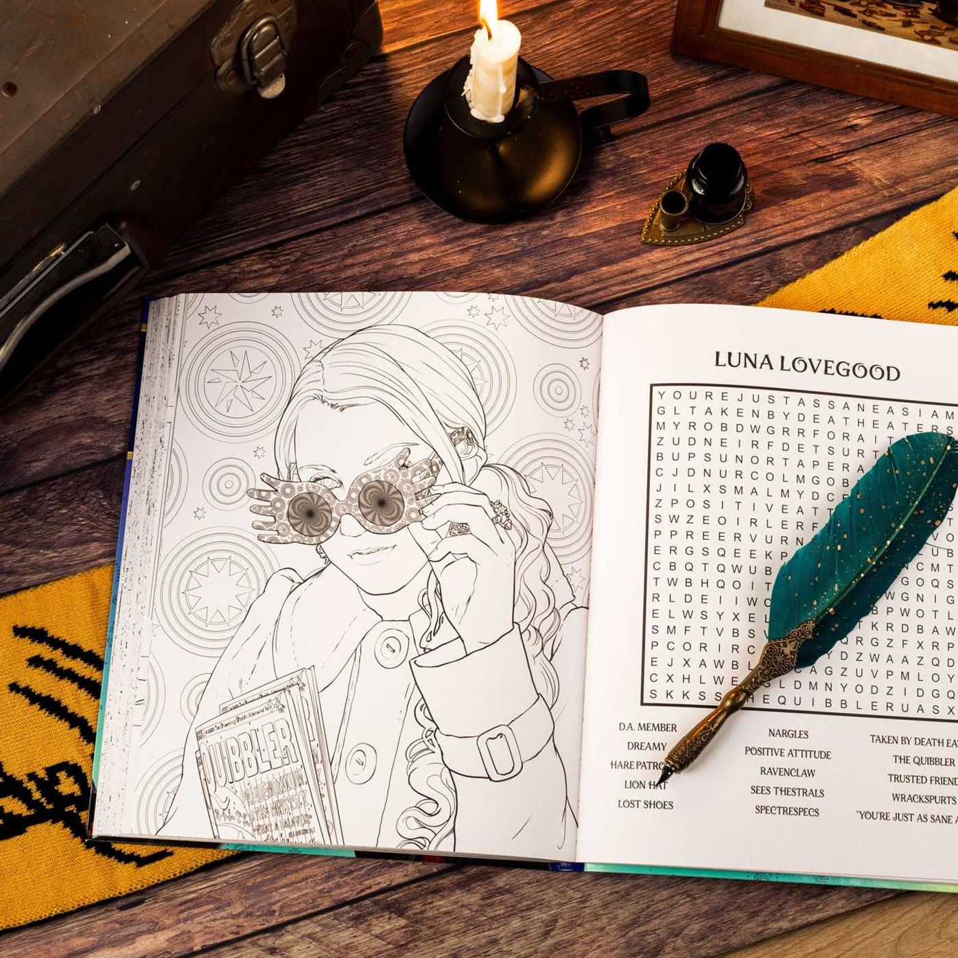 Harry Potter Word Search, Quips, Quotes, and Coloring Book